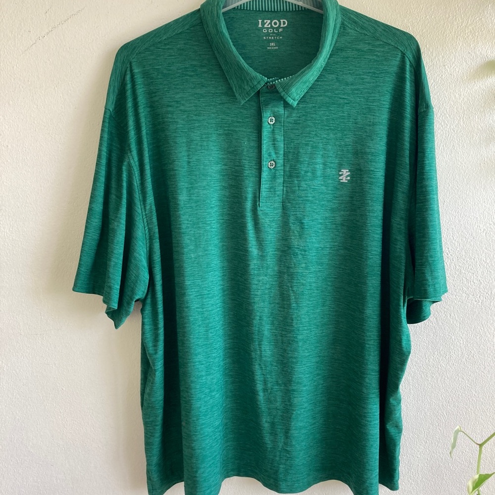 Emerald Green Izod Golf Polo Performance Polo